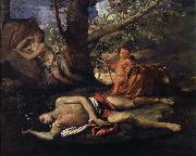 Nicolas Poussin echo och narcissus china oil painting reproduction